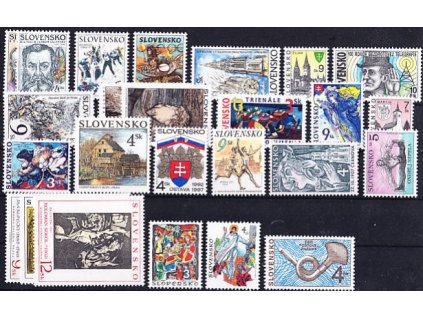 1997, kompletní ročník výplatních známek, **