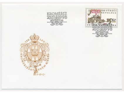 1998, FDC 188 150. výročí revoluce