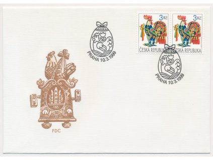 1999, FDC 208 Velikonoce