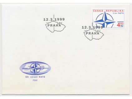 1999, FDC 213 Vstup ČR do NATO