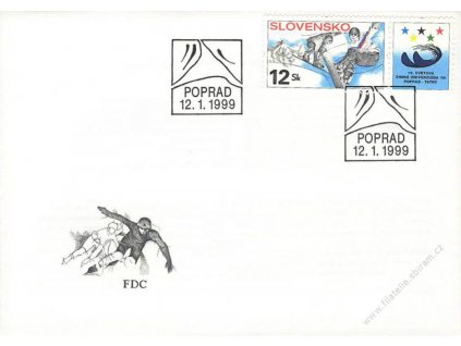 1999, FDC 169 Svetová univerziáda