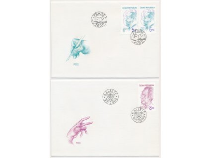 2000, FDC 256-257 Osobnosti