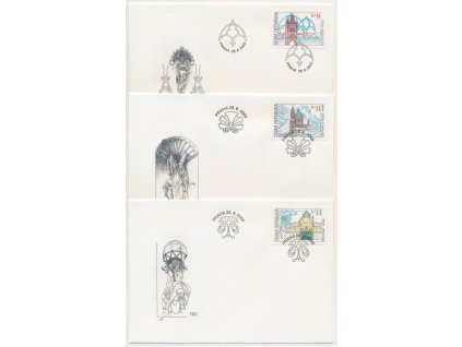 2000, FDC 261-263 Královská cesta