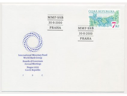 2000, FDC 270 Výročí zasedání MMF