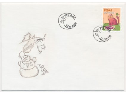 2000, FDC 279 Poslední známka tisíciletí