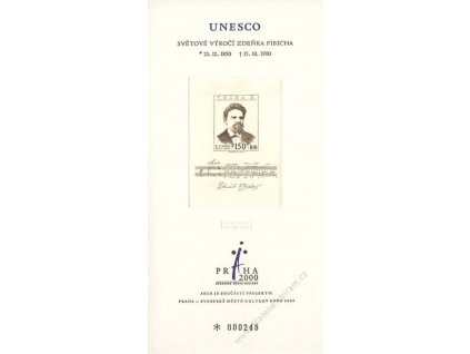 2000, Zdeněk Fibich, pamětní list