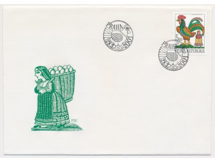 2001, FDC 288 Velikonoce
