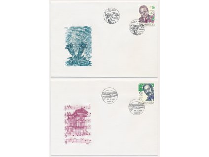 2001, FDC 293-294 Osobnosti