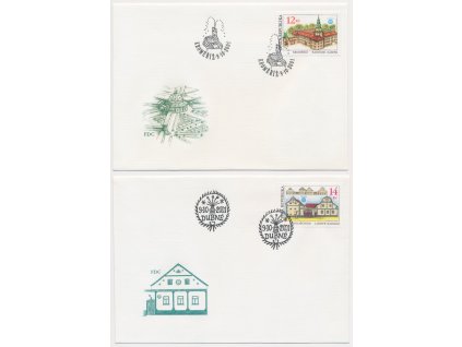 2001, FDC 304-305 Krásy naší vlasti