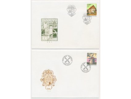 2001, FDC 306-307 Mlýny