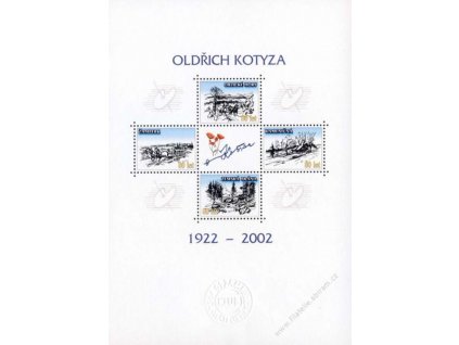 2002, Oldřich Kotyza, pamětní tisk