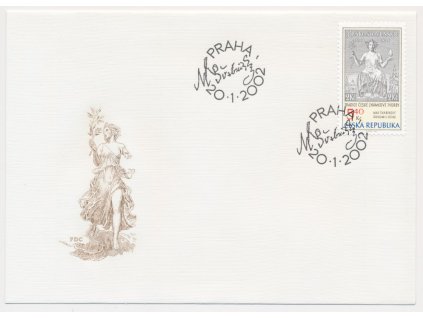 2002, FDC 313 Tradice známkové tvorby