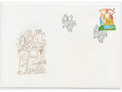 2002, FDC 336 Mikulášská nadílka