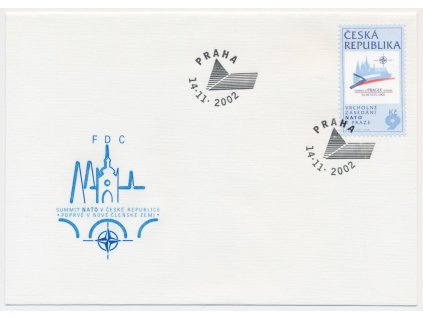 2002, FDC 338 Summit NATO v Praze