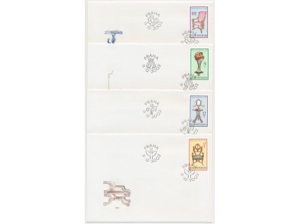2002, FDC 339-342 Slohový nábytek