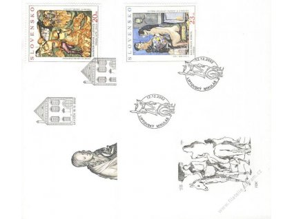 2002, FDC 281-82 Umenie