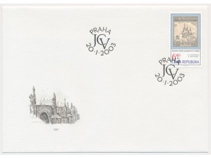 2003, FDC 347 Tradice české tvorby