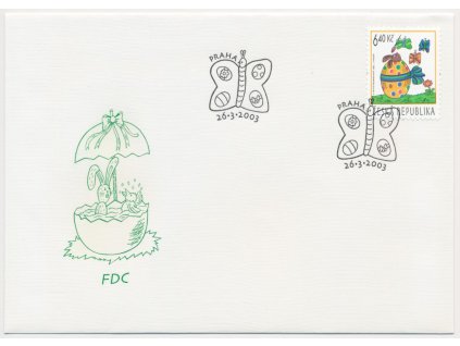 2003, FDC 351 Velikonoce