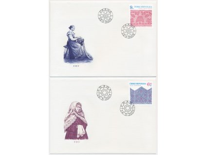 2003, FDC 352-353 Krajky