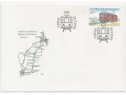 2003, FDC 359 Elektrická dráha