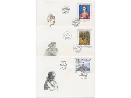 2003, FDC 383-385 Umění 2003