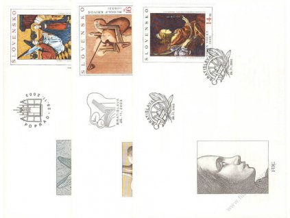 2003, FDC 313-15 Umenie