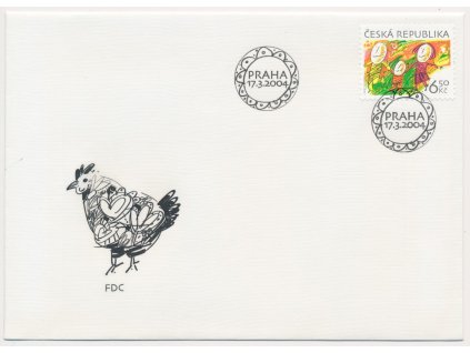 2004, FDC 391 Velikonoce