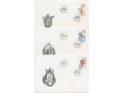 2004, FDC 397-399 Česká hudba