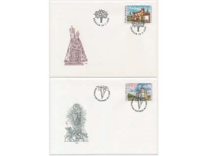 2004, FDC 400-401 Krásy naší vlasti