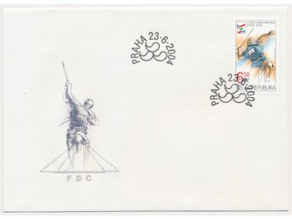 2004, FDC 406 Letní paralympiáda