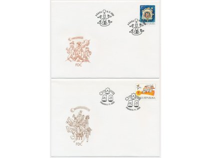 2005, FDC 455-456 Vánoce