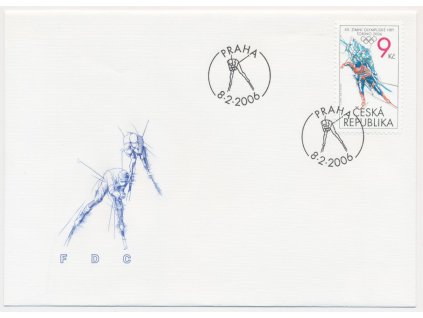 2006, FDC 460 Zimní OH, Torino