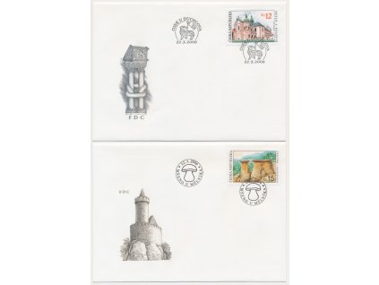 2006, FDC 470-471 Krásy naší vlasti