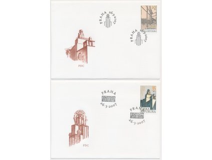 2007, FDC 509-510 Palác Stoclet v Bruselu