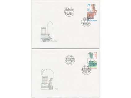2007, FDC 521-522 Historická kamna