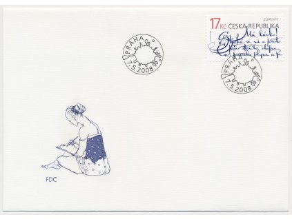 2008, FDC 560 Psaní dopisů