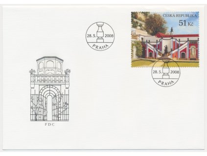 2008, FDC 562 Lucemburská zahrada