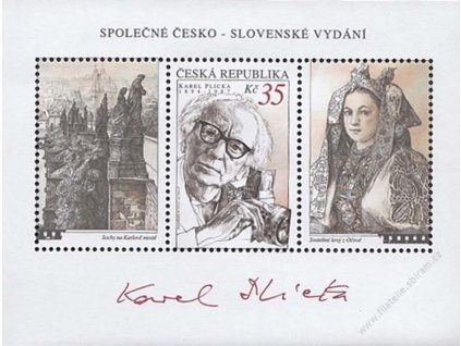 2008, 35Kč aršík Karel Plicka, Nr.A575, **