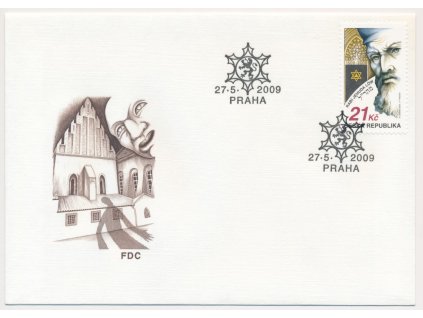 2009, FDC 600 Rabín Jehuda Löw
