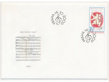 2009, FDC 610 Píseň „Kde domov můj“