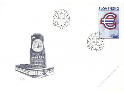 2009, FDC 437 Eurová známka
