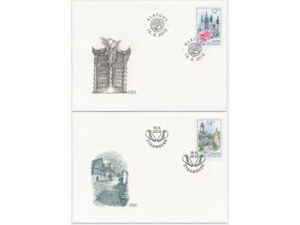 2010, FDC 637-38 Krásy naší vlasti