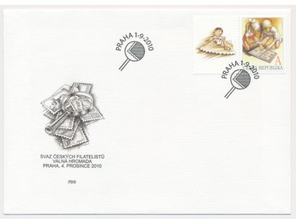 2010, FDC 643 Rozvoj filatelie