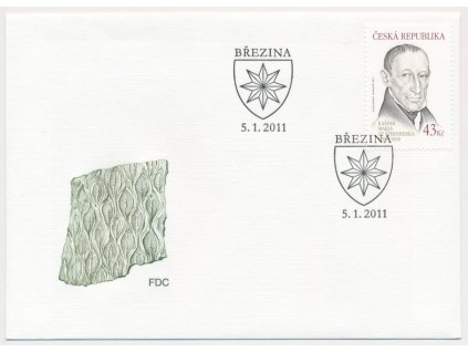 2011, FDC 665 Karel Maria ze Šternberka