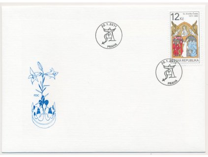 2011, FDC 668 Sv. Anežka Česká