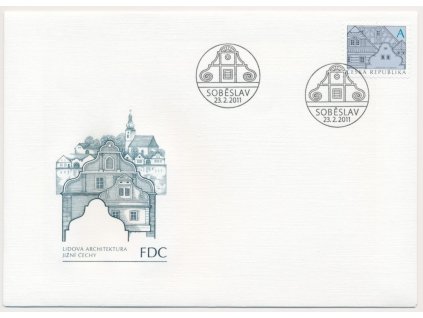 2011, FDC 674 Lidová architektura