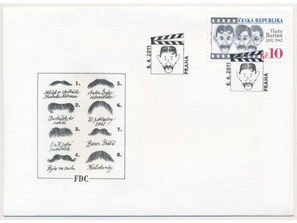 2011, FDC 678 Vlasta Burian