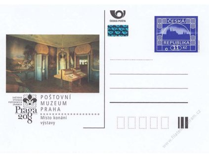 CDV 120 Praga 2008 - Poštovní muzeum, DV - kroužek