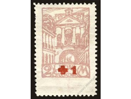Litwa Šrodkowa, 1921, 2M+1M Červený kříž, *