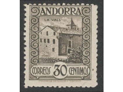 Španělská, 1929, 30C Stará radnice, * po nálepce